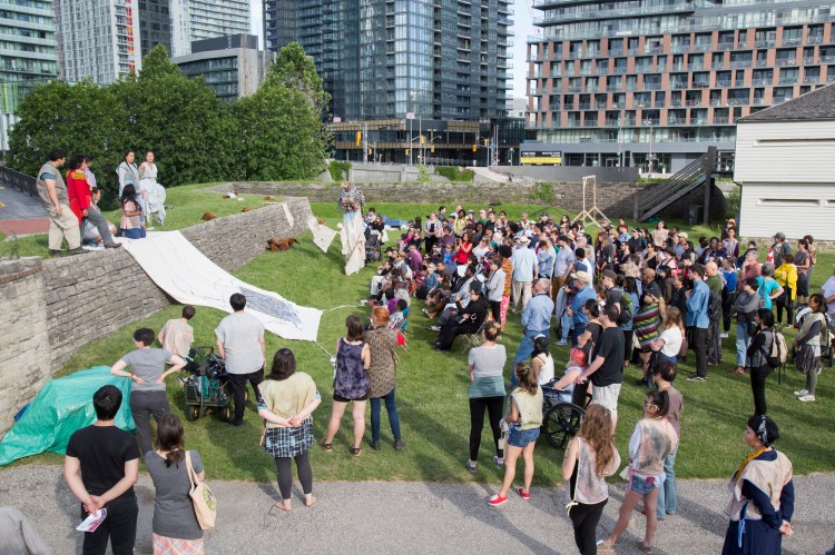 Talking Treaties crowd